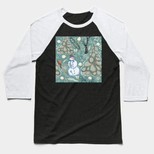 Snowman Baseball T-Shirt